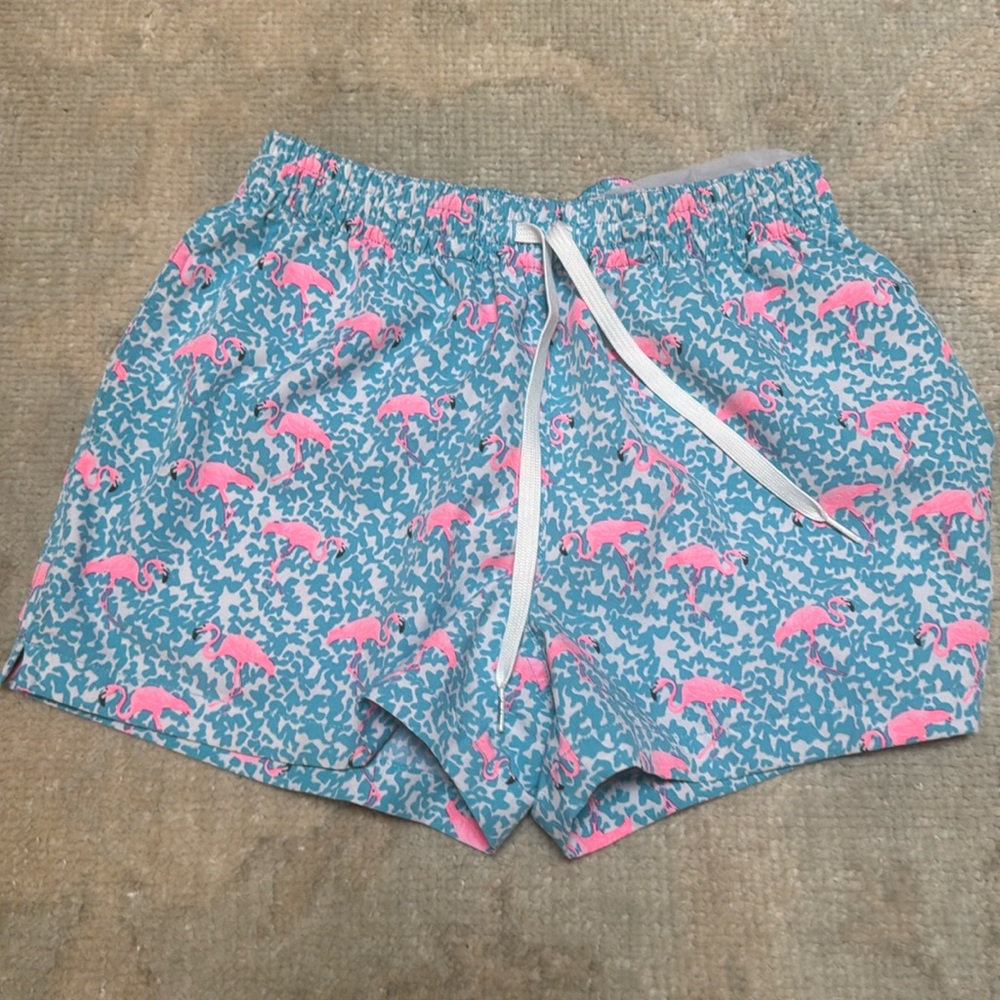 Men’s Chubbies The Domingos Are For Flamingos Swim Trunks